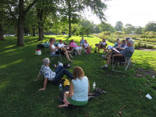 Meeting at Delaware Park